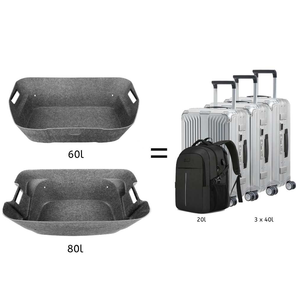 Tesla Model Y Frunk & Trunk Set Organizer