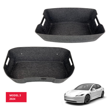 Tesla Model 3 (2024) Frunk & Trunk Set Organizer